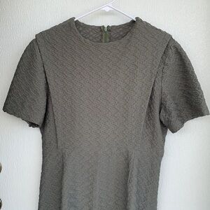 Mennonite Women’s Large Cape Dress Green Amish Cottagecore Prairie Homemade